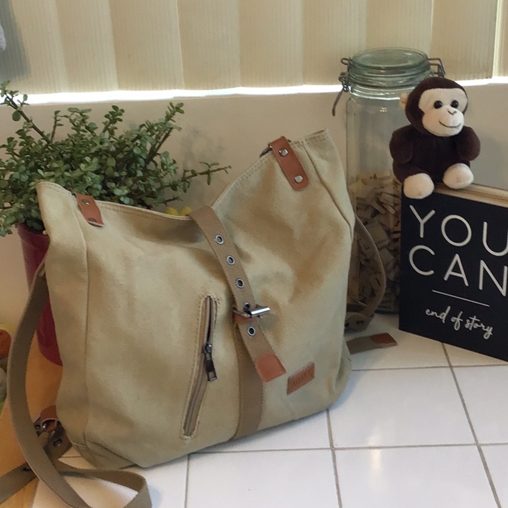 Aoaky Roomy Canvas Backpack